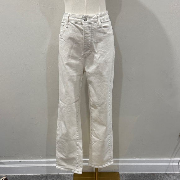 AQUA Off White Button-Fly Jeans – Size 29 - Picture 1 of 8